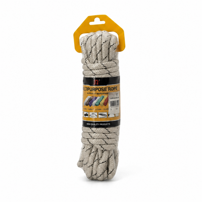 Multipurpose Braided Rope 10mm x 10m White | Heavy Duty Utility Rope for Home, Garden, Camping & DIY