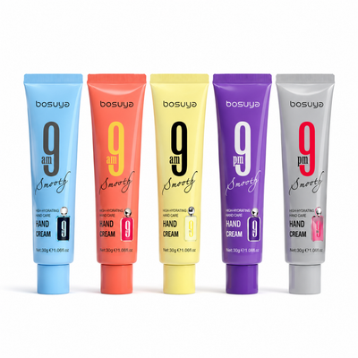 Bosuya 9 AM/PM Smoothy High-Hydrating Hand Cream Set – 5 Piece