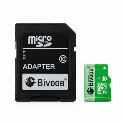 Bivoob 2GB MicroSD Card with SD Adapter | Mr Panda