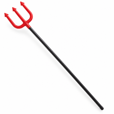 Red Devil Trident Costume Prop – Halloween Accessory