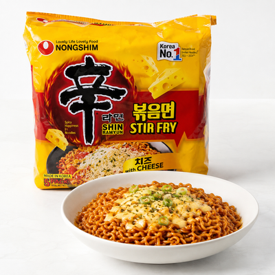 Nongshim Shin Ramyun Stir Fry with Cheese – Multipack