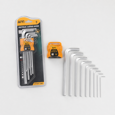 AIYI 9-Piece Extra-Long Hex Key Set | MrPanda