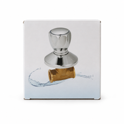 2-Piece Concealed Stop Tap Set – Chrome Finish