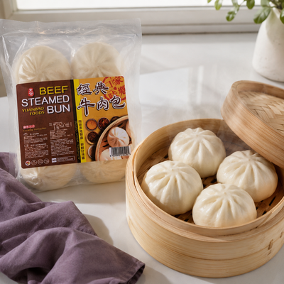 Yuanbao Foods Beef Steamed Buns | MrPanda