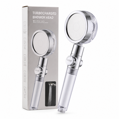 Turbocharged High Pressure Handheld Shower Head | Bathroom Shower Head | MrPanda