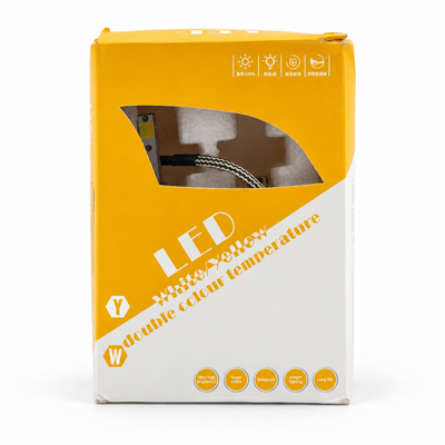 Dual-Colour LED Headlight Bulb – White & Yellow Light