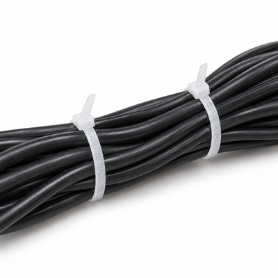 White Cable Ties 3 x 200mm 50 Pack | Mr Panda