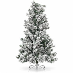 1.8m Snow-Flocked Artificial Christmas Tree | Mr Panda