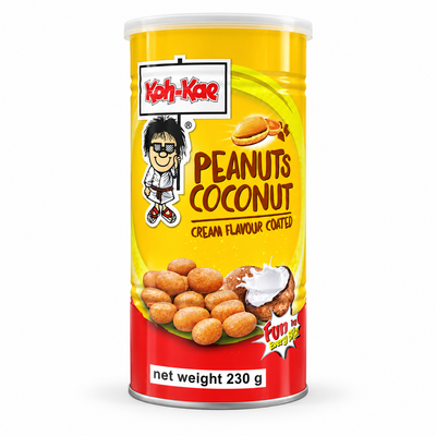 Koh-Kae Coconut Cream Flavour Coated Peanuts 230g