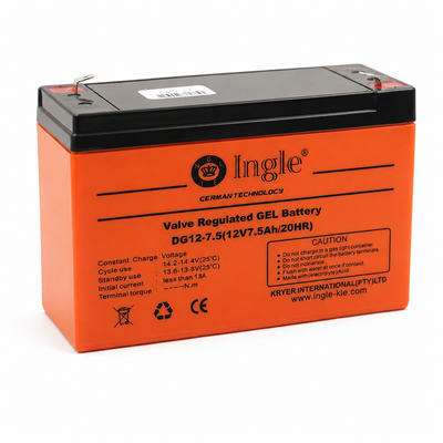 Ingle DG12-7.5 12V 7.5Ah Rechargeable GEL Battery
