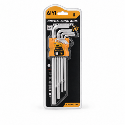 AIYI 9-Piece Extra-Long Hex Key Set | MrPanda