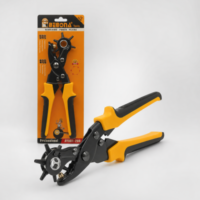 BEBONA 10-Inch Revolving Punch Pliers – 6 Sizes