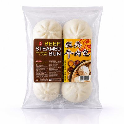 Yuanbao Foods Beef Steamed Buns | MrPanda