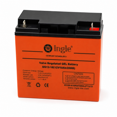 Ingle DG12-18 12V 18Ah Rechargeable GEL Battery