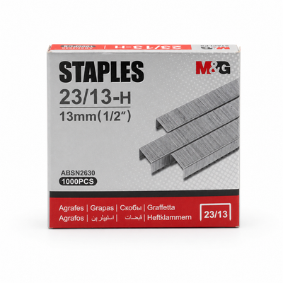 M&G 23/13-H Heavy-Duty Staples 13mm – 1000 Pack