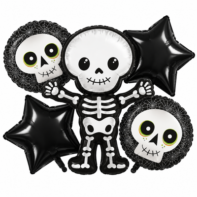 Halloween Skeleton Balloon Set – 5 Pieces | Mr Panda