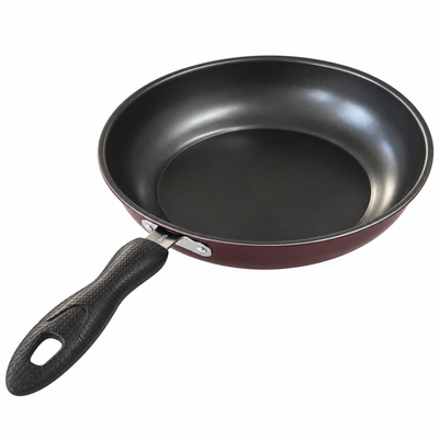 Supa Brite 22cm Frying Pan – Burgundy | Mr Panda