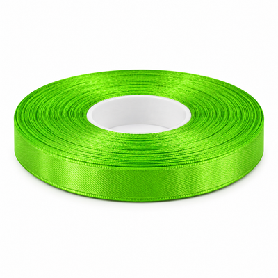 Green Satin Ribbon Roll for Gifts, Crafts & Decorations