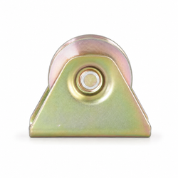 70mm Heavy-Duty Gate Pulley Wheel with Steel Bracket