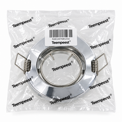 Chrome Fixed Recessed Ceiling Downlight Holder