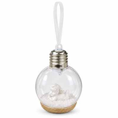 Christmas Angel Bulb Hanging Ornament | Mr Panda
