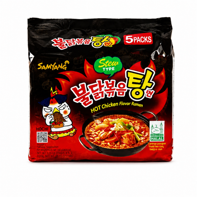 Samyang Buldak Hot Chicken Ramen Stew Type 5 Pack