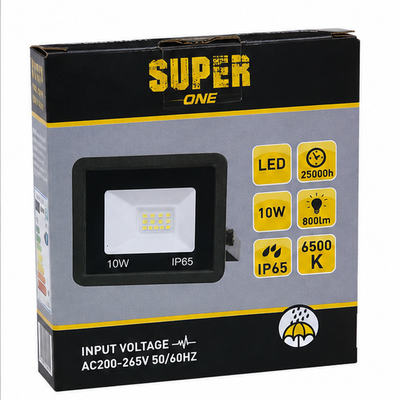 Super One 10W LED Floodlight IP65 800LM 6500K