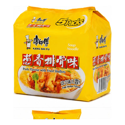 Kang Shi Fu Pork & Fried Shallot Soup Noodles 5 Pack
